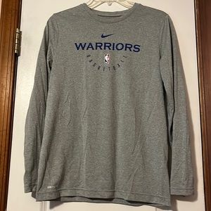 Golden State Warriors NBA Nike Dri-Fit long-sleeve T-shirt, size large